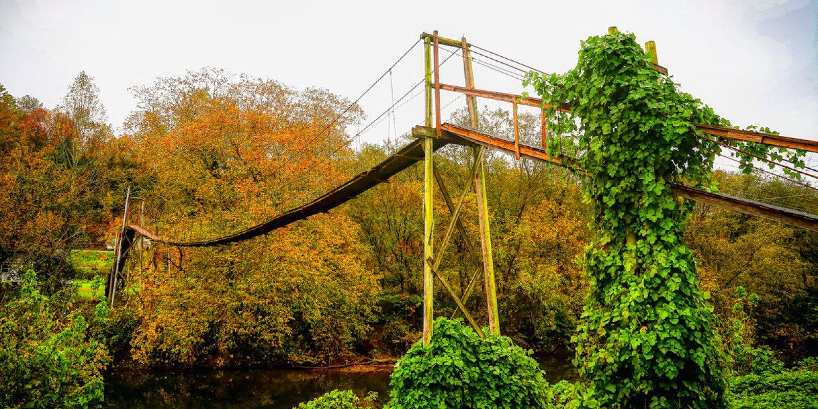 Welcome to the Land of Swinging Bridges