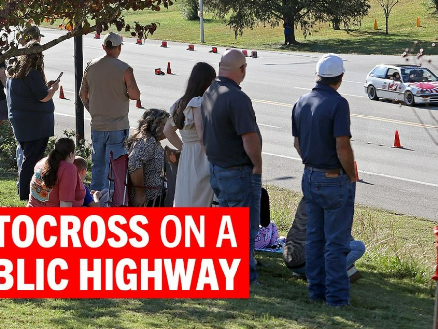 Can you autocross on a highway? Certainly can. Here’s how it went.