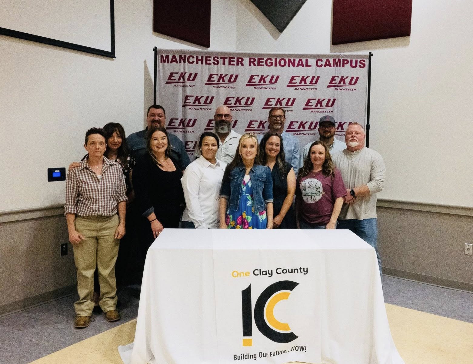 One Clay County Launch + Leap Cohort 1 fellows at the EKU Manchester Regional Campus